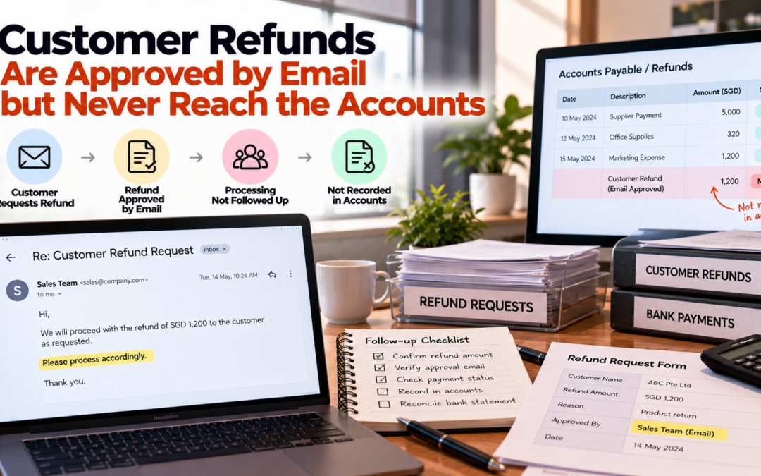 Customer Refunds Are Approved by Email but Never Reach the Accounts