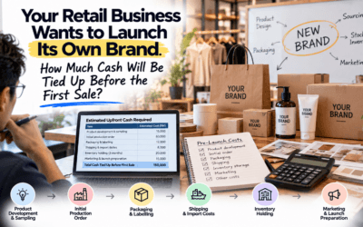 Your Retail Business Wants to Launch Its Own Brand. How Much Cash Will Be Tied Up Before the First Sale?